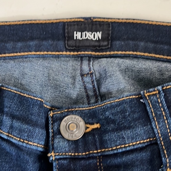 Hudson “Krista Super Skinny” dark distressed jean 29 - Picture 4 of 9